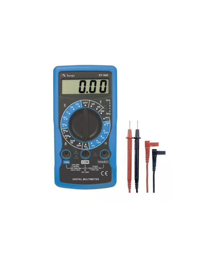 Multímetro Minipa Digital Et1002 Multiteste Profissinal - MG Som BH