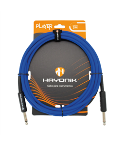 Cabo udio Instrumento P10 x P10 Hayonik Player 3m