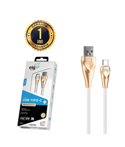 Cabo Carregador Ultra Rpido Tipo-C 1m Resistente Android Elg ALCWH