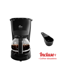 Cafeteira Eltrica Kian Preta 127V 600W 20 Xcaras de Caf