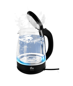 Chaleira Eltrica De Vidro Ebulidor 1,7L 1000W 127V Kian