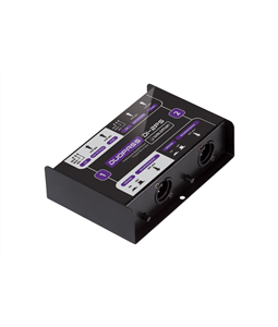 Direct Box Waldman Passivo 2 Canais Di-2ps Estreo Converte P10 Xlr Balanceado