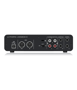 Interface udio Behringer U-phoria Umc 204hd Usb Combo Midi