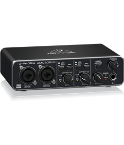Interface udio Behringer UMC202HD U-Phoria Usb P10 XLR/TRS