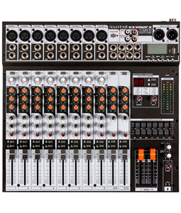 Mesa de Som SoundCraft SX1202FX USB Mixer 12 canais Analgica