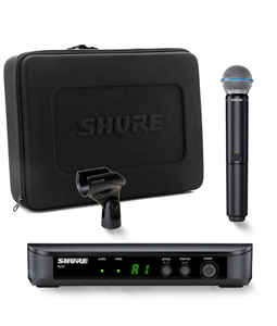 Microfone Profissional S/ Fio Shure BLX24/B58 Cpsula BETA58