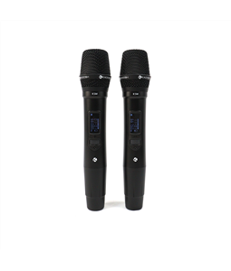 Microfone Sem Fio Profissional Kadosh K-502M Duplo Recarregvel