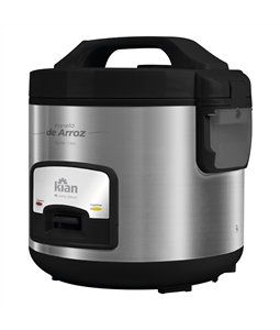 Panela Eltrica Arroz 5 Xicaras Inox 127v Pa-100 Kian Antiaderente Manter Aquecido
