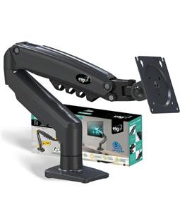 Suporte Monitor Articulado ELG Mesa F80N Pisto 17'' a 35''